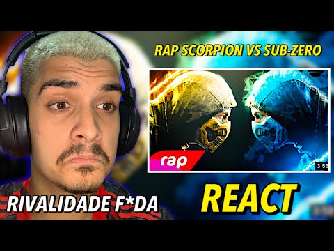 (REACT) Rap do Scorpion e Sub-Zero (Mortal Kombat) - RIVAIS | NERD HITS