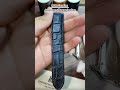 How to install quick switch black leather strap for Santos de Cartier Large Medium XL?