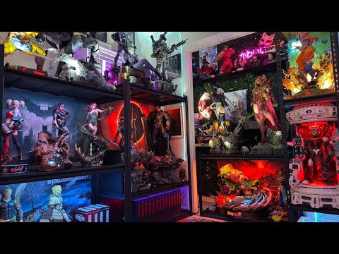 Epic Statue Room Tour You Have To See! Collector's Go Wild!!