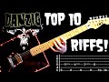 TOP 10 Danzig Riffs & Guitar Tab / Guitar Lesson / Guitar Chords