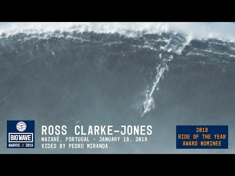 Ross Clarke-Jones at Nazaré  - 2018 Ride of the Year Award Nominee - WSL Big Wave Awards