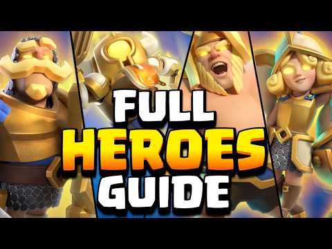 ALL HEROES in 90 Seconds – Ultimate Clash Royale Guide!