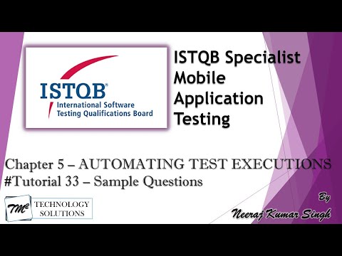 ISTQB Mobile Tester Introduction to ISTQB Mobile Tester Certification ISTQB Tutorials