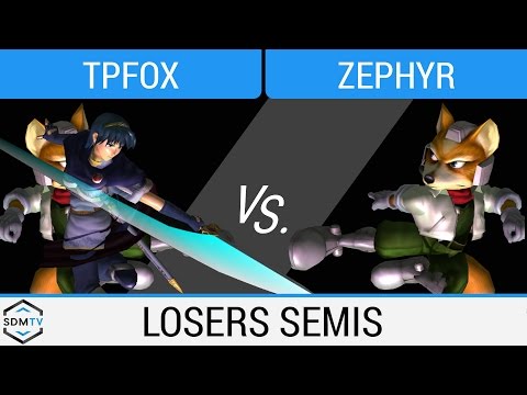 LSSD 78 - B2S | TpFox (Marth/Fox) vs. PGG | Zephyr (Fox) - SSBM Losers Semis - Smash Melee