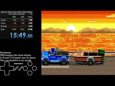 Bassin's Black Bass w Hank Parker | Any% (JP) | 15:49 (WR)