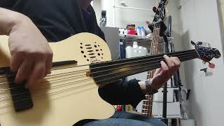 Video thumbnail for Godin A5 Ultra Natural Fretless A/E DEMO by Ties Store タイズストア
