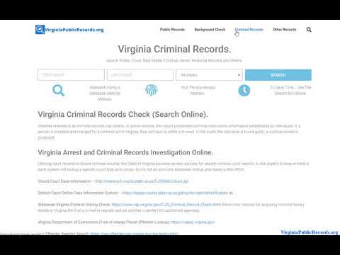 Arrest Org Va