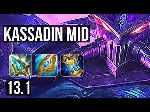 KASSADIN vs TALON (MID) | 16/1/3, 2.5M mastery, Legendary, 700+ games | KR Master | 13.1