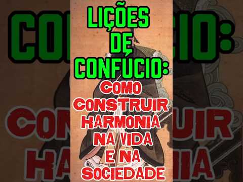 Confucius: Inner Transformation as the Foundation of Social Harmony