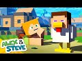 STEVE THE CHICKEN Alex And Steve Life Minecraft Animation