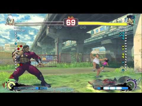 藍弟 lsy9983 [Bison] vs WJ999 [ElFuerte] SSF4 Japanese Online Ranked Matches - TRUE-HD