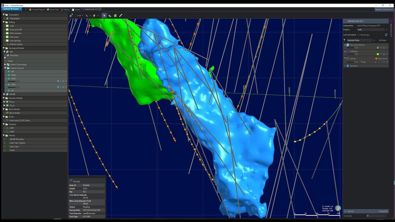 IMDEXHUB-IQ™ and Seequent Central Integration
