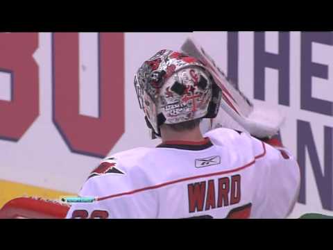 Goal  Bryan Little (Hurricanes & Thrashers) NHL April 8, 2011