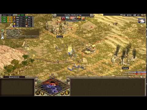 [Rise of Nations] |Standard 1v1| {-t2sa-} Hunter(French) Vs Pooontang(Greeks) [2012]