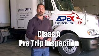 How to perform a Class A CDL Pre-Trip inspection. Demonstrated by a state licensed CDL examiner.