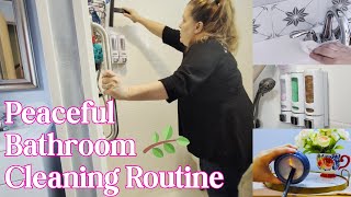 Ultimate Bathroom Cleaning Routine | Realistic, Peaceful, and So Satisfying 🌿