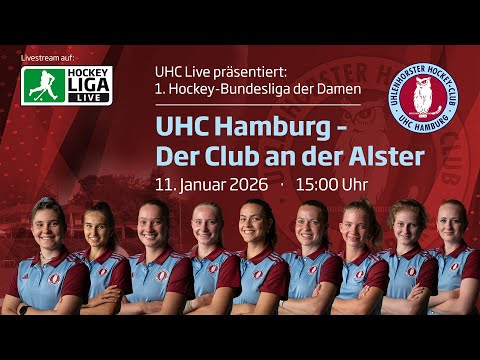 UHC Live - UHC vs. DCADA - 1. Damen Hallenhockey Bundesliga - 11.01.2026 - 15.00 h