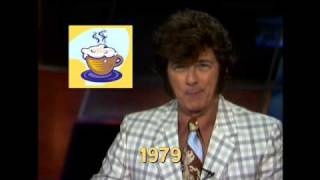 Local anchorman John Beard reports on a new coffee drink (1979) video