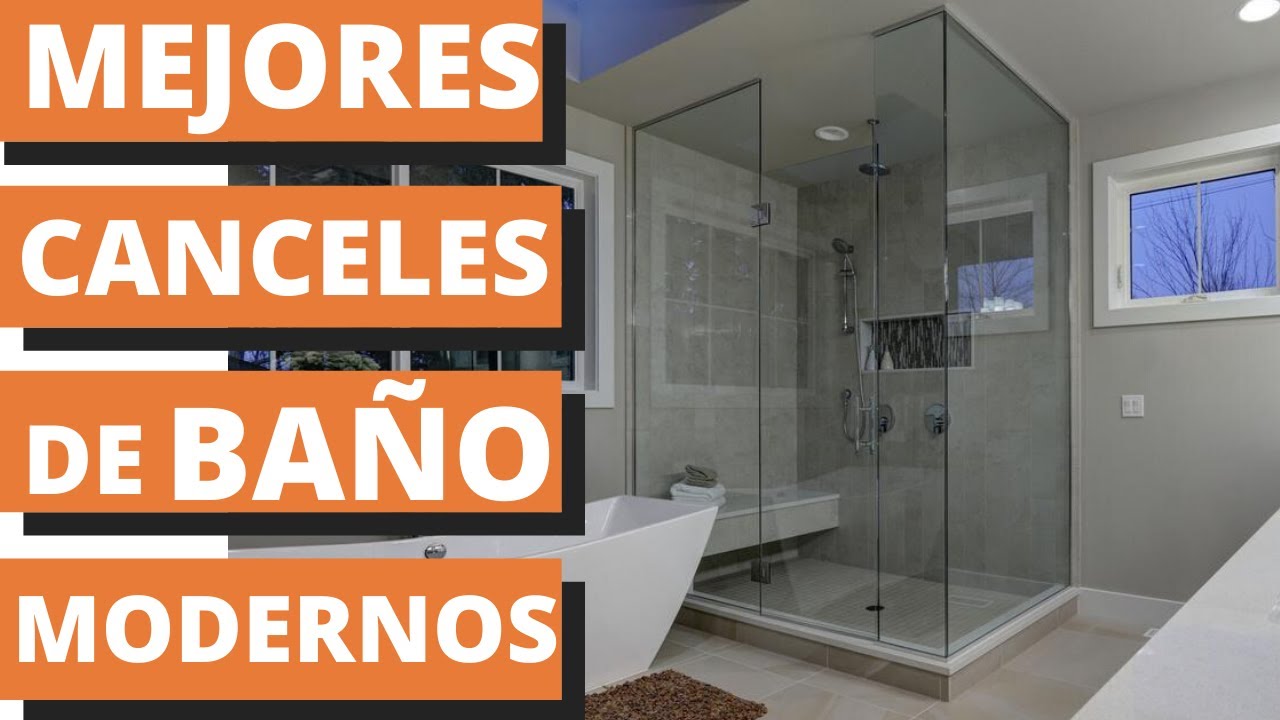 🟦🟩🟧 5 Diseños de CANCELES PARA BAÑO MODERNOS 2021 ⭐✅ Canceles Para Baño de Vidrio Templado 🟦