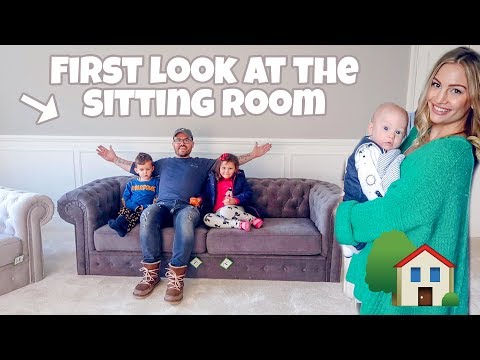 NEW HOUSE SITTING ROOM FIRST LOOK (Home Renovation)