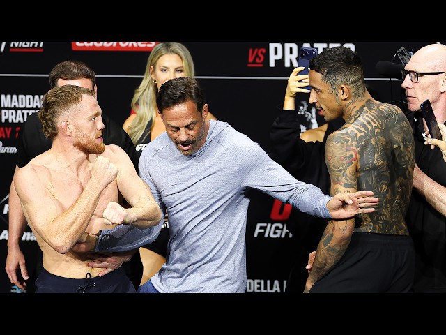 UFC Perth Fighter Faceoffs | Final Looks Before Della Maddalena vs Prates