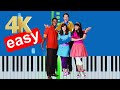 The Fresh Beat Band Let S Play Slow Easy Piano Tutorial 4K