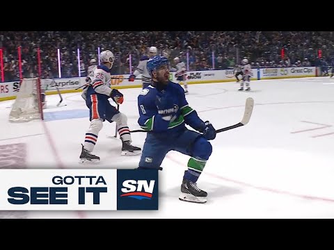 GOTTA SEE IT: Canucks Score Two Late Goals To Snatch Lead In Game 1