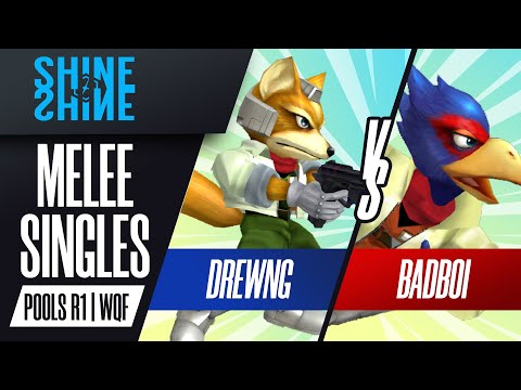 DrewNG vs Badboi - Melee Singles Pools WQF - Shine 2022 | Fox vs Falco