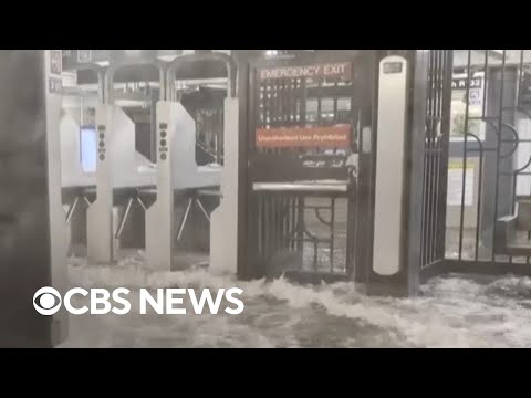 Flash flooding pummels NYC and slams subway lines