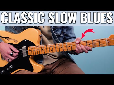 Eric Clapton’s – “Blues in A” Guitar Lesson