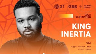 is hilarious. Everyone just losing their shet and that one dude can’t believe it - King Inertia 🇺🇸 I GRAND BEATBOX BATTLE 2021: WORLD LEAGUE I Solo Elimination