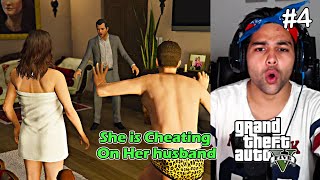 MICHAEL CAUGHT HIS WIFE AMANDA WITH THE TENNIS COACH | GTA V #4