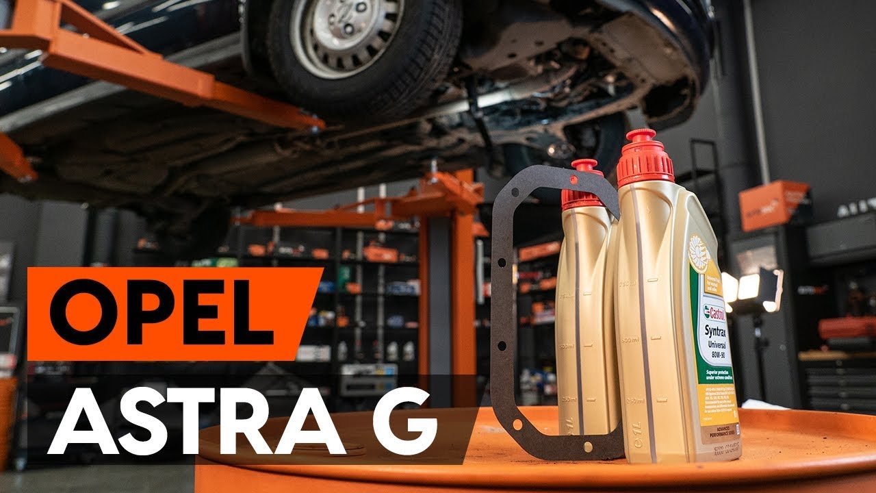 Ako vymeniť olej do manuálnej prevodovky na Opel Astra G F48 – návod na výmenu