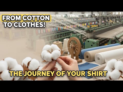 How Clothes Are Made from Cotton | Full Production Line Explained