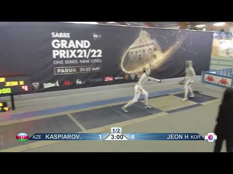 Luxardo Grand Prix 2022 SWS - L32 - Kaspariovich AZE v Jeon KOR