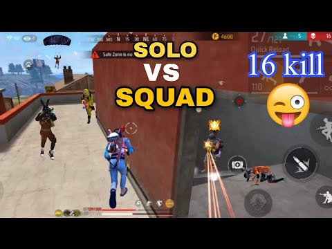 Incredible Skill: 16 Kills, 99% Headshots in Solo Vs Squad with Poco x3 Pro📱solo vs squad iPhone14