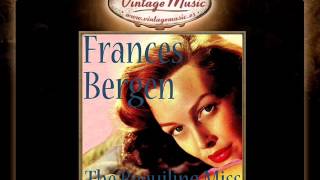 Frances Bergen -- I Was Doing All Right