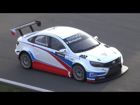 Lada Vesta TC1 Testing On Track - WTCC 2017 at Monza Circuit!