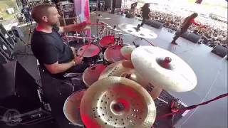 CRYPTOPSY@Slit Your Guts-Flo Mounier-Live in Brutal Assault 2017 (Drum Cam)
