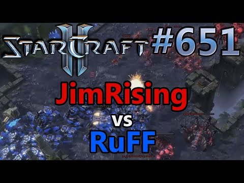 JimRising (Z) vs RuFF (T) | Starcraft 2: Replay-Cast #651 [German]