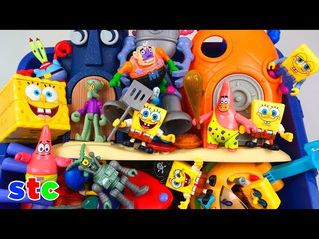 Vídeo relacionado con SpongeBob SquarePants Paquete de 3 camisetas para niños y niñas, camisetas de algodón de verano, regalo de Bob Esponja, multicolor, 3-4 años