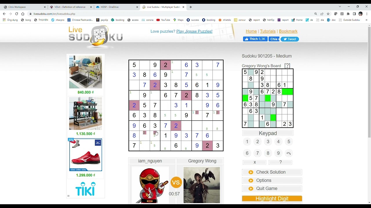 vs Gregory Wong - Medium
