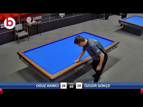 OĞUZ AKINCI & ÖZGÜR GÖKÇE Bilardo Maçı - 2023 ERKEKLER 1.ETAP-6.TUR