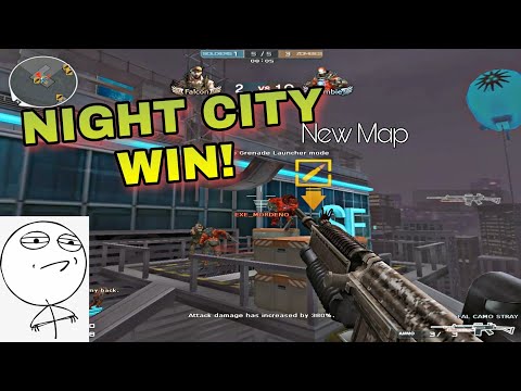NEW MAP! Night City x Gatling Gun VVIP x Soldiers WIN (GamePlay) | CFPH  | EJRM ZombieV4