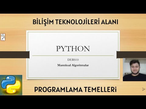 Python Ders 10 - Mantıksal Algoritmalar