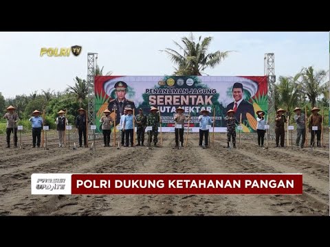 PRESISI UPDATE : POLDA DIY &amp; POLRES BANTUL GELAR KEGIATAN TANAM JAGUNG 21/01/2025 16.00