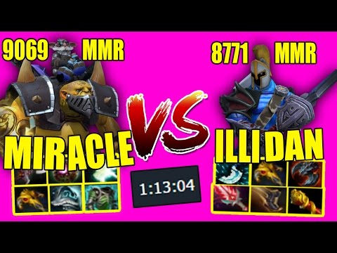 Miracle [Alchemist] vs. Illidan [Sven] Dota 2 AVG 7332 MMR vol.2