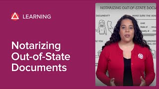 How to Notarize Out of State Documents