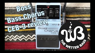 Video thumbnail for Boss CEB-3 Bass Chorus Review, a popular choice by the wetter bass