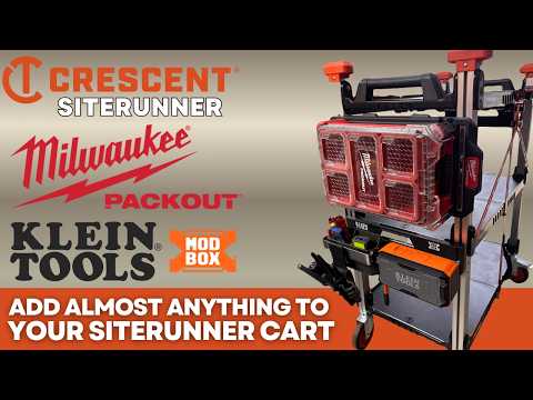 Adding Milwaukee PACKOUT, Klein MODBOX, & MORE to My Crescent SITERUNNER
